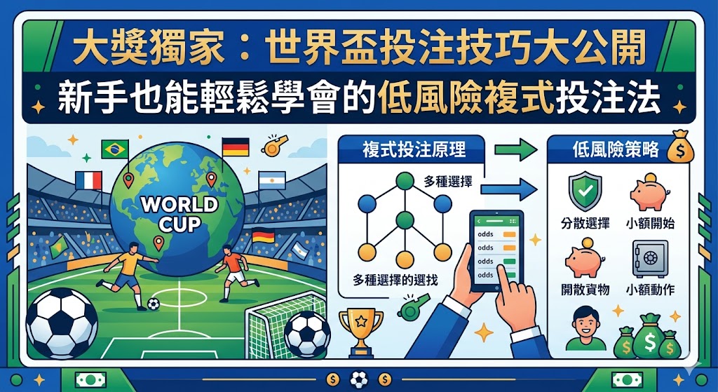 大獎獨家：世界盃投注技巧大公開，新手也能輕鬆學會的低風險複式投注法